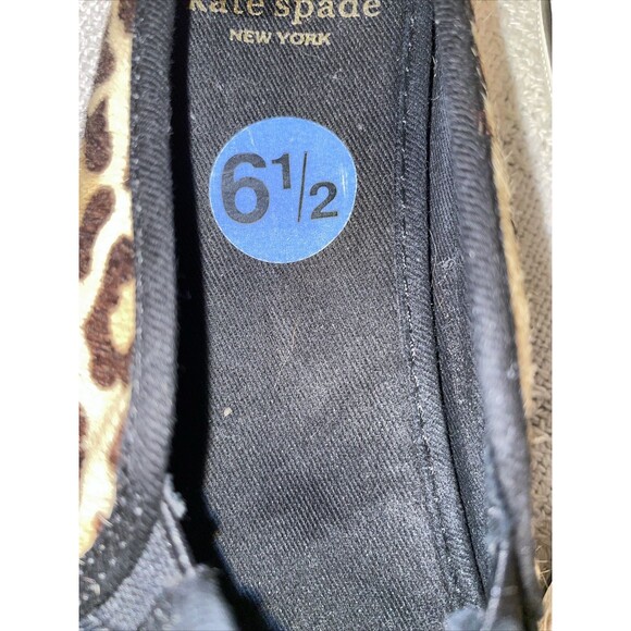 Keds For Kate Spade Women’s Comfort Slides Size 6.5 M Leopard Print Leather NWOB - Picture 3 of 12